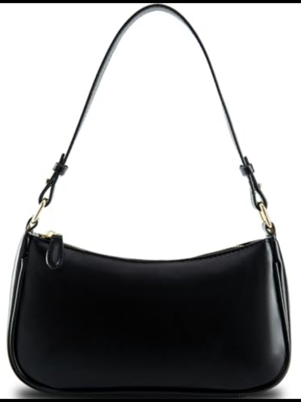 Vegan Leather Shoulder Bag Convertible Crossbody Purse Removable Straps